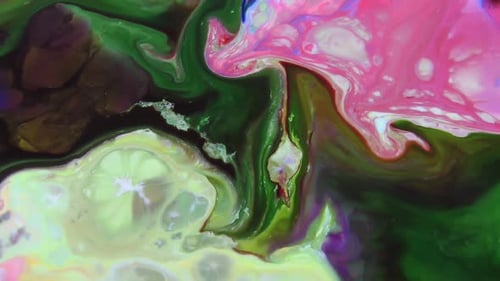 Psychedelische, wirbelnde und explosionsartige Textur