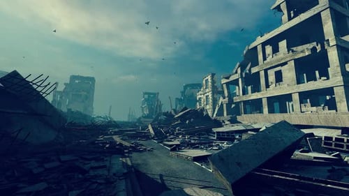 The Destruction Of The City Block