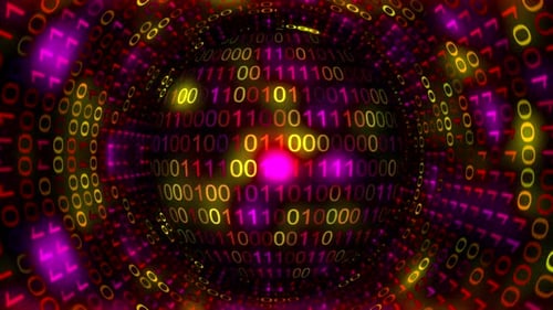 Фон двоичного Код 2