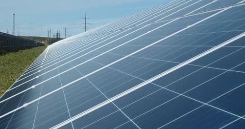 Renewable Energy: Solar Panels in a Rural Landscape