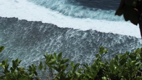 Footage of the waves in ocean