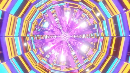 VJ Loop mit pulsierenden Formen