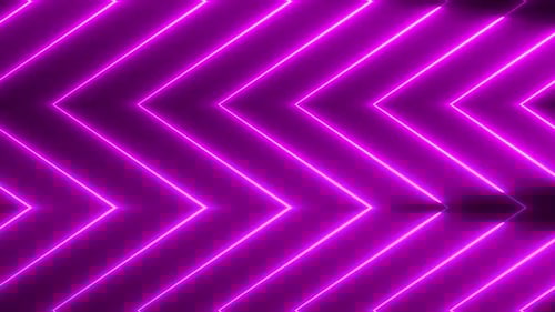 Glowing Purple Neon Chevron Arrows Seamless Loop Background