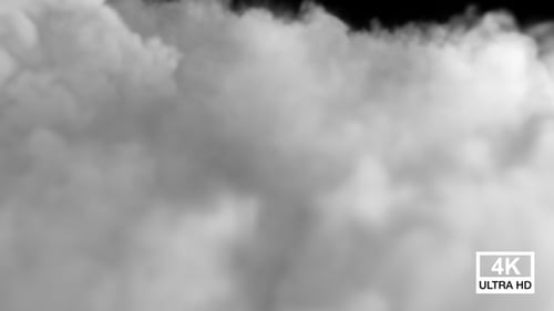 Dynamic Fluid Smoke Cloud Reveal Transition