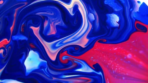 Abstract Pigment Paint Mixture Texture