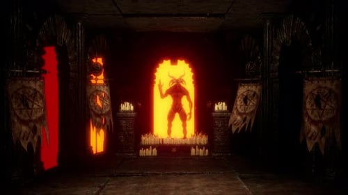 Goat Demon Baphomet VJ Loop