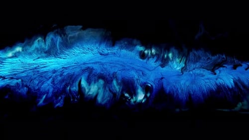 Blau und Weiß Kreative abstrakte Acryl-Tapete Textur Acrylmalerei auf Leinwand