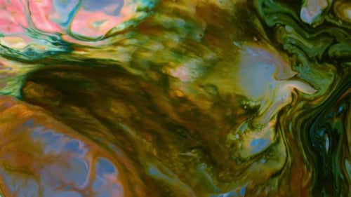 Abstract Organic Hypnotic Ink Colorful Paint Spreads 16