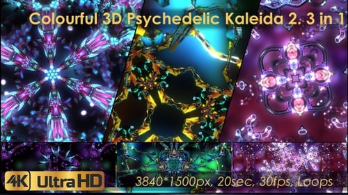 Pack Psychédélique Kaleida VJ