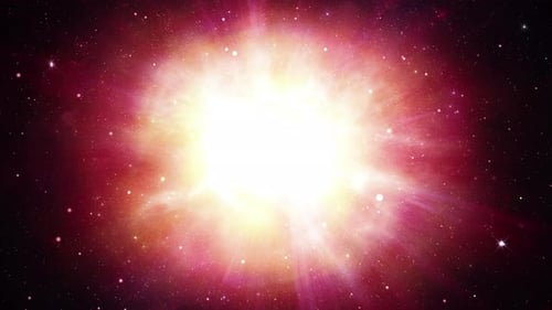 Abstract Cosmic Light Burst Background Animation