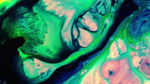 Psychedelic Cosmos Farbtextur 25