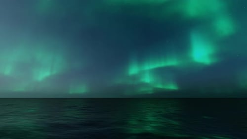 Aurora Background Loopable 4K