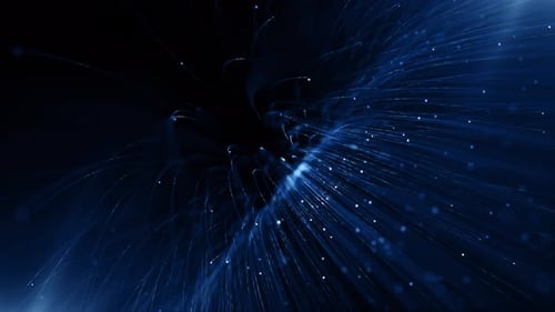 Blue Particles Data Stream Technology
