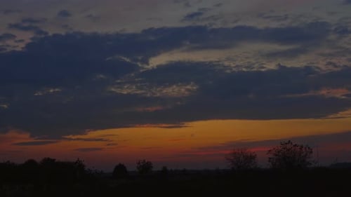 Scenic Dramatic Sky sunset rural river summer landscape
