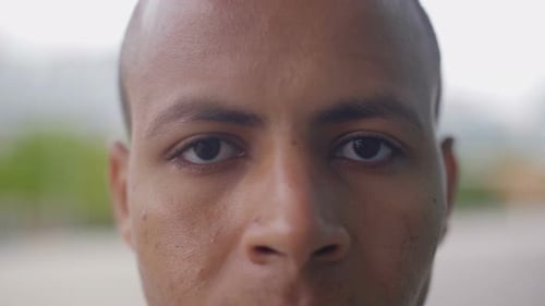 Close Up of Man's Face