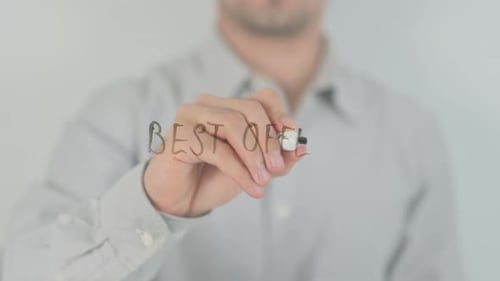 Writing Best Offers with Marker, Promotional Material