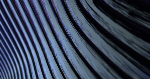 Abstract Fluid Metallic Wavy Lines Motion Background Loop