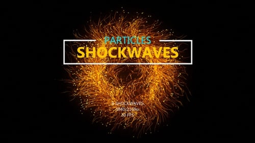 Abstract Particle Shockwave Reveals and Transitions