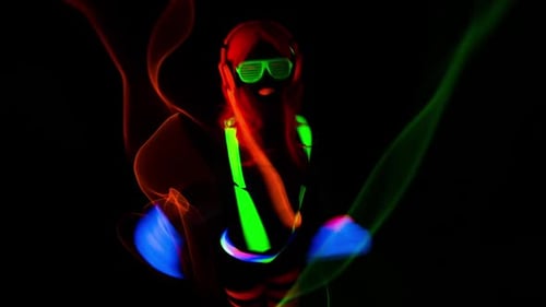 Glow Uv Neon Sexy Disco Weibliche Cyberpuppe Roboter Elektronisch Spielzeug
