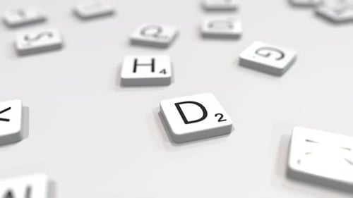DURBAN City Name Being Composed with Letter Tiles