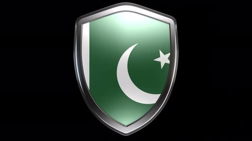 Pakistan Emblem Transition with Alpha Channel - 4K Resolution
