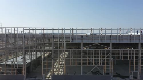 Baustelle in der Stadt