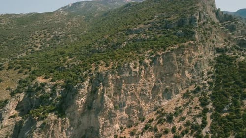 Luftaufnahmen malerischer Luftbilder der umgebenden Natur