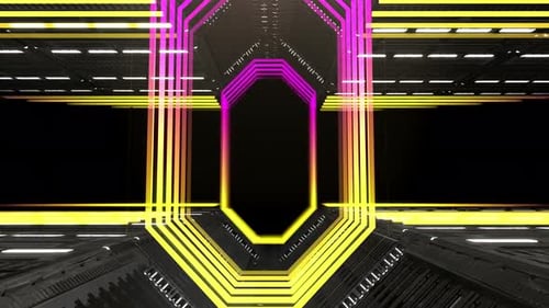 Flying Tunnel Corridor 09 4K