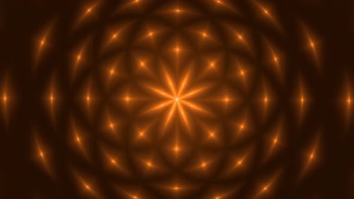 Brauner leuchtender Stern hypnotischer Hintergrund
