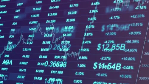 Cryptocurrency Trading Concept