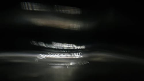 Abstract Lights and Patterns on Black Background
