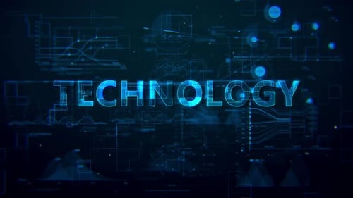 Technology Digital Data Text 4k