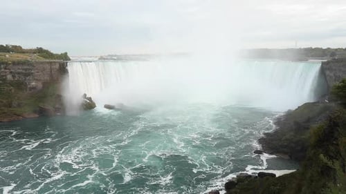 Niagara Falls aerial view from the Canadian side