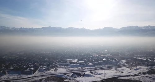 The Plane Lands Through the Fog