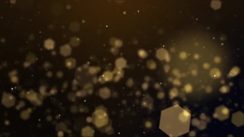 Golden Blurry Bokeh Loop 4K