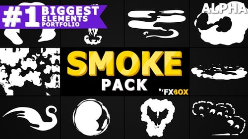 Dynamic Cartoon Smoke | Motion Graphics Pack