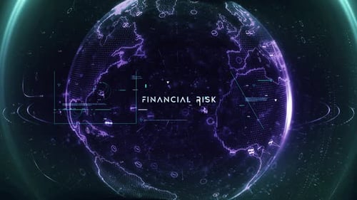Digital Data Particle Earth Financial Risk