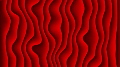 Red Smooth Liquid Waves