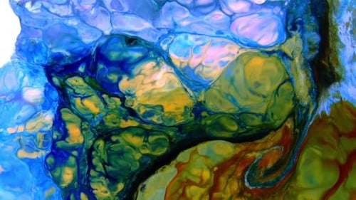 Abstract Chaotic Beauty Art Ink Spread Texture