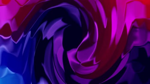 Vibrant Fluid Abstract Swirl Looping Background