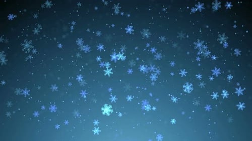 Christmas Snow Greeting 4K