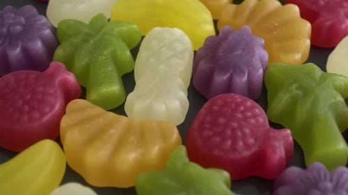 Close Up of Colorful Gummy Candies