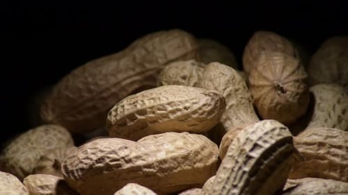 Close-Up of Peanuts in Shells