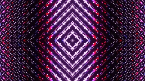 Einfaches Muster pulsierender Punkte VJ Loop 02