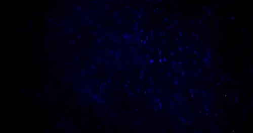 Abstract Blue Particle Effect Background