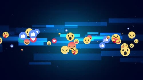 Facebook Reaction Emoji Background