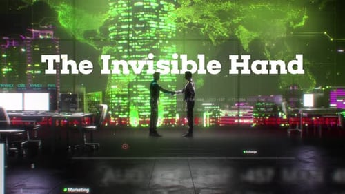 Business Handshake : La main invisible
