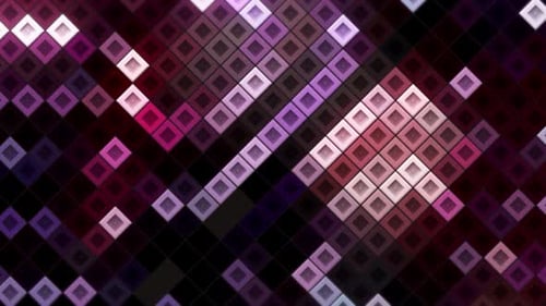 Abstract visualization of vintage computer game