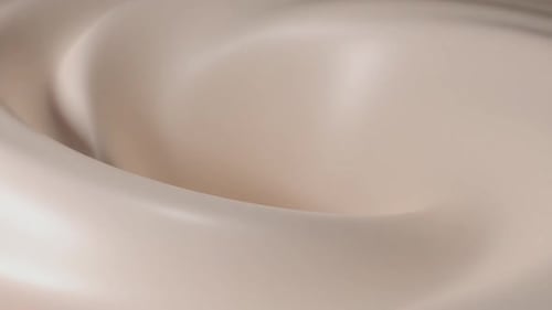 Smooth Cream Swirl Abstract Fluid Motion Background