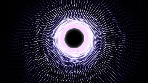 Colored Particle Tunnel V8